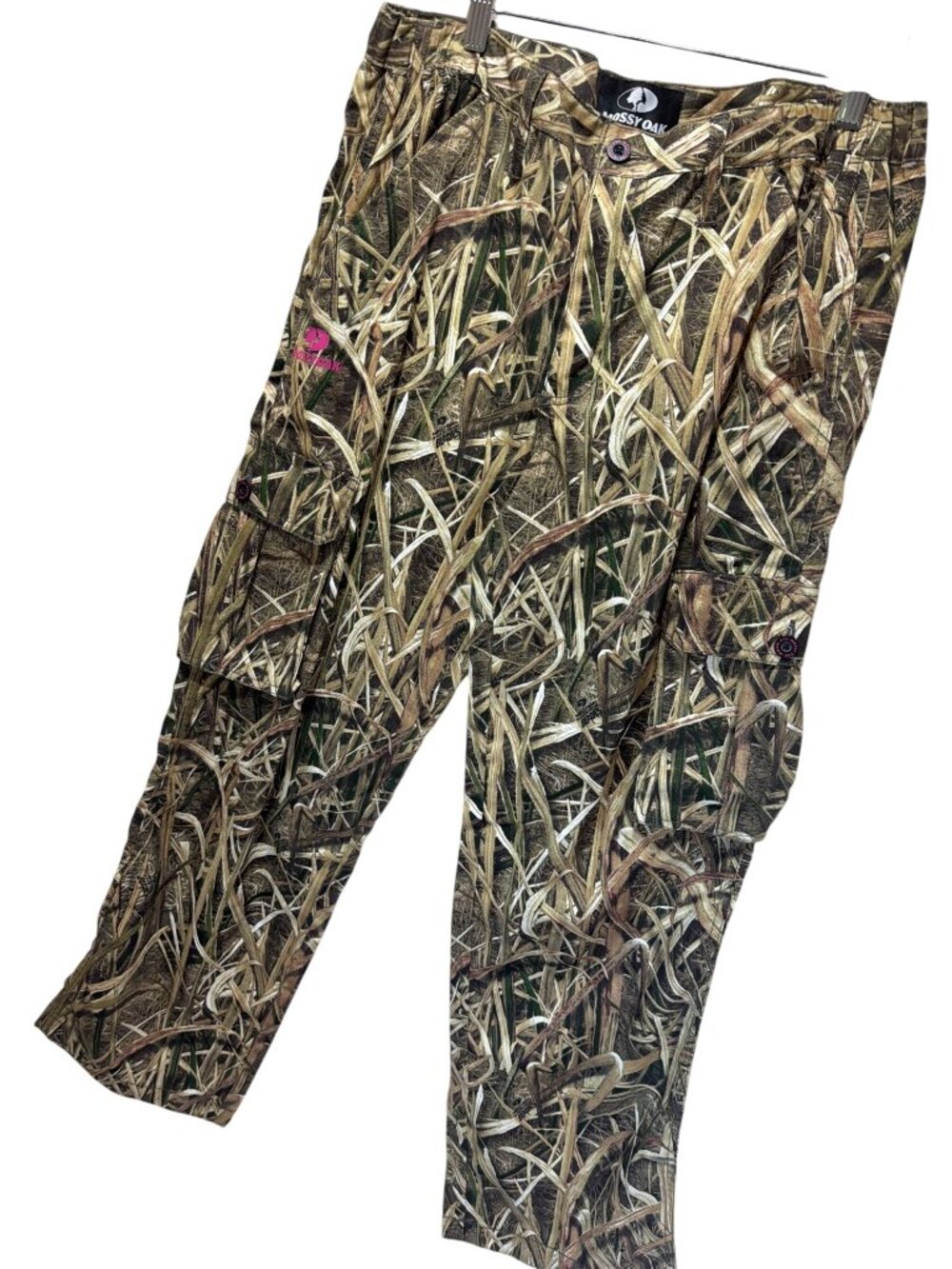Mossy Oak Vintage NWT Womens Cargo Pants Mossy Oak Blades Camo Size Large